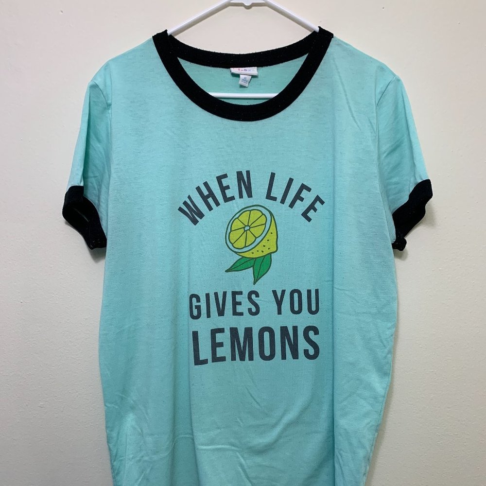 LuLaRoe Liv- Mint with Lemon Life